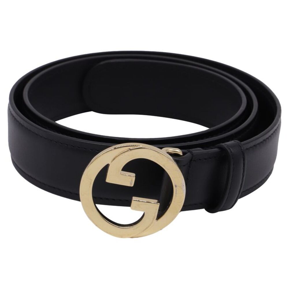 Gucci Blondie Belt in Black Leather
